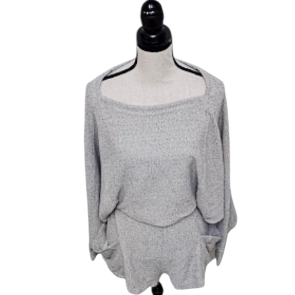 Free People Open Back Sweater Short‎ Romper